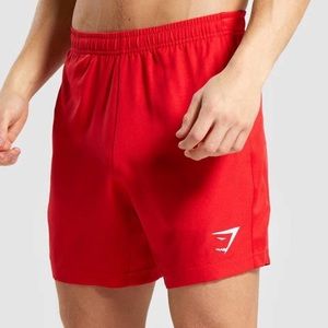 Gymshark 7” Shorts in Red